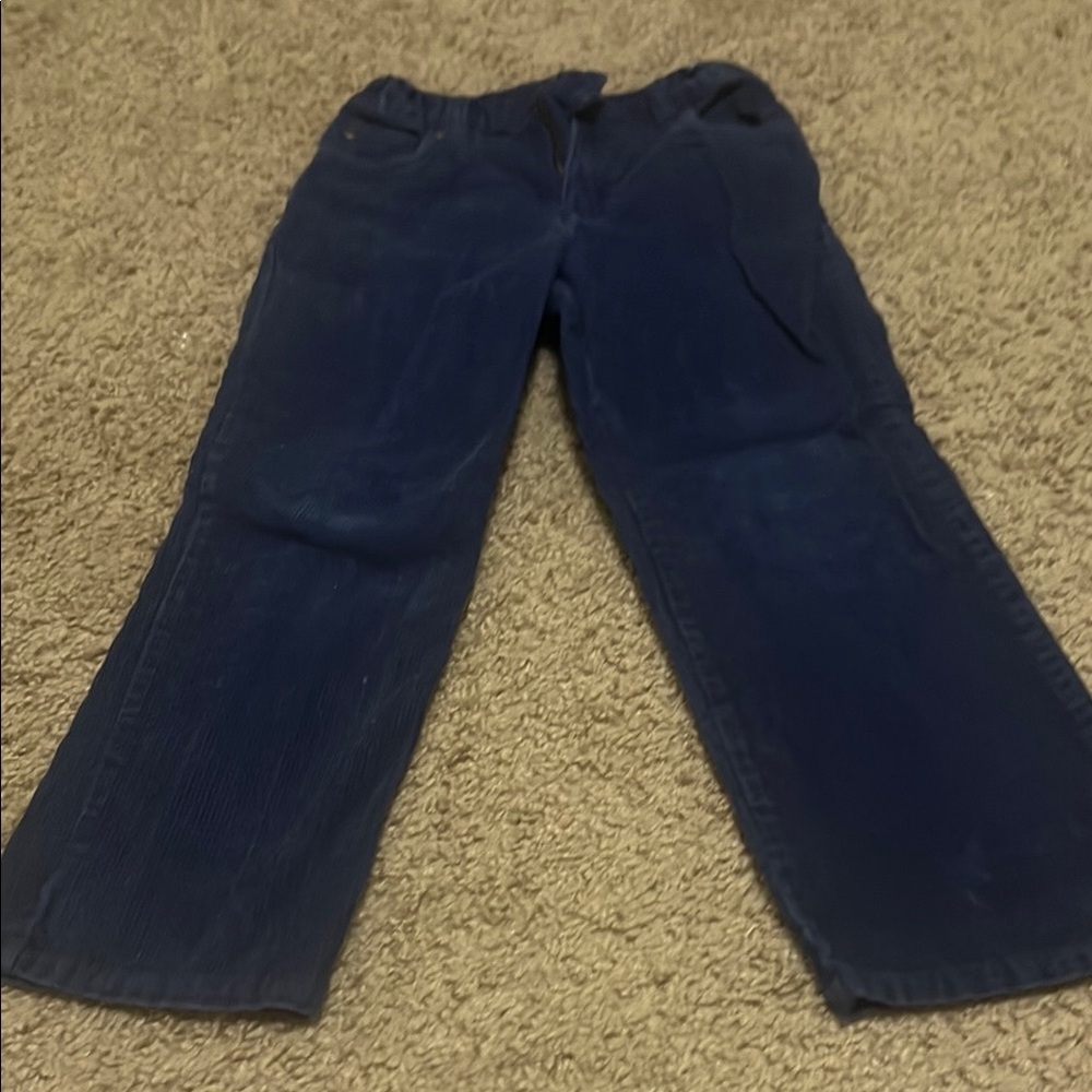 Dark Blue Corduroy Pants